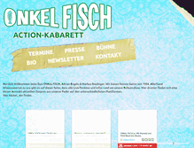 Tablet Screenshot of onkelfisch.de